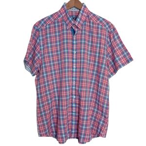 Stone Rose Plaid Button Down Shirt